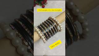 Old Bangles into New Bangles ✨ | Best Reuse Idea | #diy #fashion #art