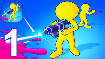 Destroy The Blobs - Gameplay Part 1 All Levels Max Level (Android, iOS)