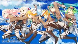 Hatsune Miku, Kagamine Rin and Len, Gumi, IA, Mayu - Crimson Bow and Arrow (紅蓮の弓矢)