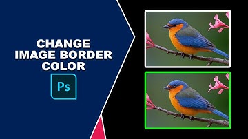How to change image border color in photoshop