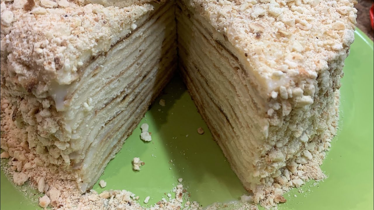 Торт Наполеон на сковороді