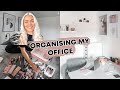 Organising my Home Office and Decluttering my Makeup Collection 👩🏼‍💻💄✨ ~ VLOG ~ Jessica Jayne