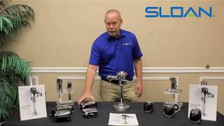 Delco Sales - Sloan EBV 500A Sensor Operated Side Mount Installation
