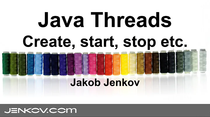 Java Threads - Creating, starting and stopping threads in Java