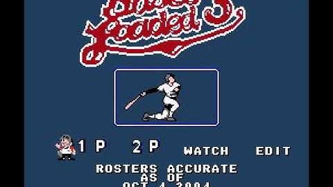 Bases Loaded 3 2004 Version 2 Title Sequence (NES)