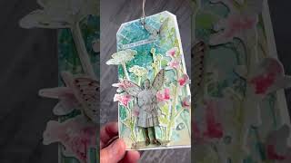Flower Fairy Mixed Media Tag