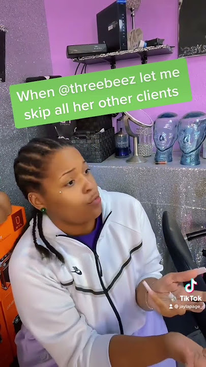 Do your beautician let you cut the line? #subscribe #tiktok #collab #jaylapage