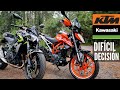 Kawasaki Z 400 vs KTM Duke 390 || COMPARATIVO, DUELO y mucho más...