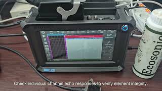 [PAUT/NDT] DEEPSOUND B3 Probe Element Check & Knife Test Guide | 프로브 엘리먼트 점검