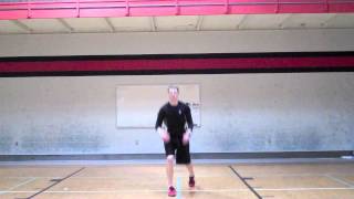 Vertical Jump to Split Squat Catch