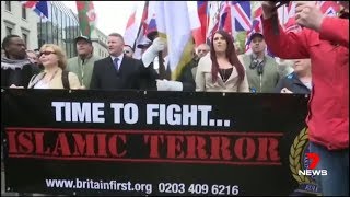 Seven News. Trump Retweets Britain First.(Islam)(Freaks Media Lies)