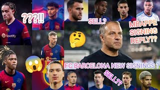 FC Barcelona New Signings under Hansi flick | Mbappe signing reply to Real Madrid?!