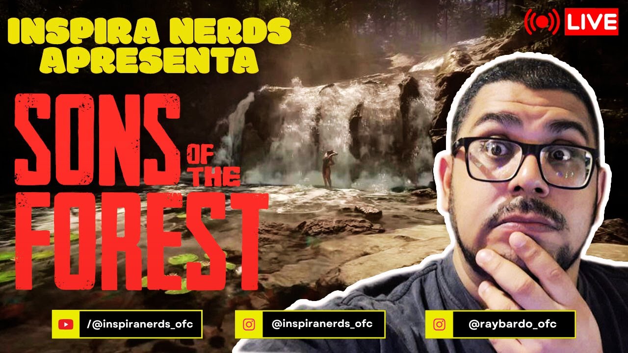 🟡 AO VIVO | NOVA JORNADA EM SONS OF THE FOREST ( HOJE BUILDS E PAPO COM A GALERA  )