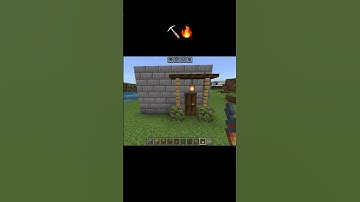 Minecraft Easy Starter House #minecraft #shorts