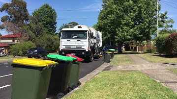 Garbage Collection Garbage Truck videos for Children: Garbage bin Trucks for kids crushing rubbish 2