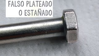 Galvanizado de estaño parecido en el acabado al cincado o zincado