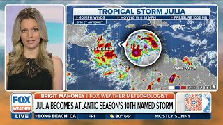 Hurricane Warning Issued For Parts of Nicaragua With Tropical Storm Julia screenshot 3