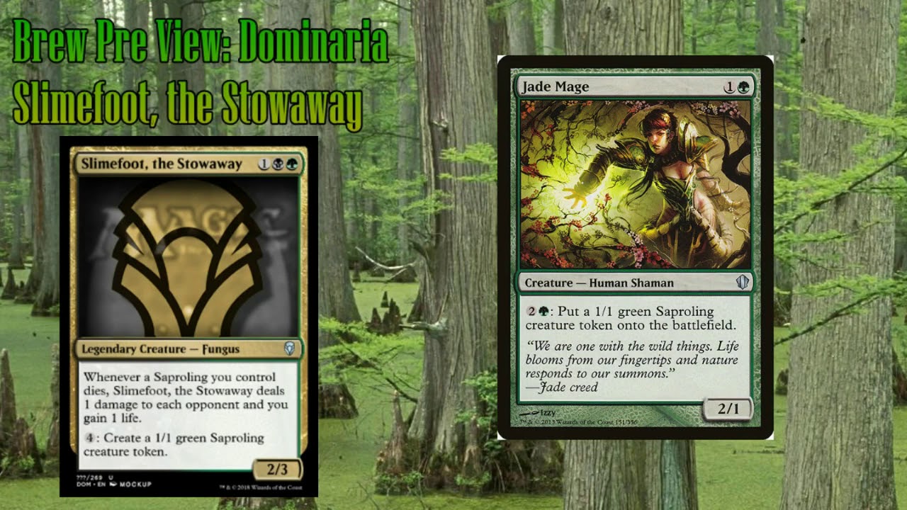 Slimefoot Artisan - Commander (Slimefoot, The Stowaway) - Moxfield, A