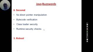 Session-III - Java Buzzwords