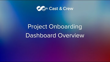 Project Onboarding Dashboard Overview