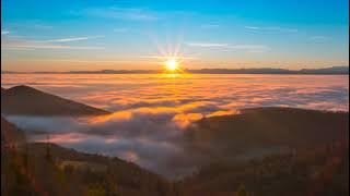 Sunrise Time-Lapse | Mountain views of the rising sun