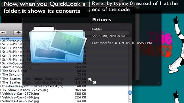 Mac OS X Tutorial: How to Make Folders on QuickLook X-Ray