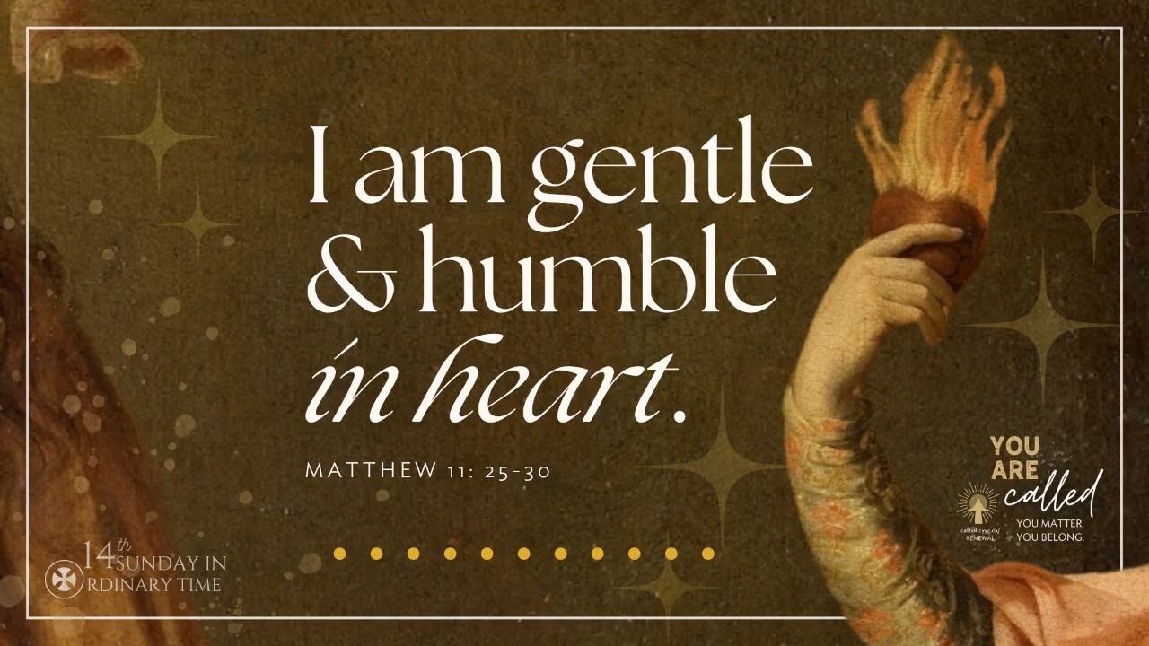 Gospel Reflection on Matthew 11:25-30