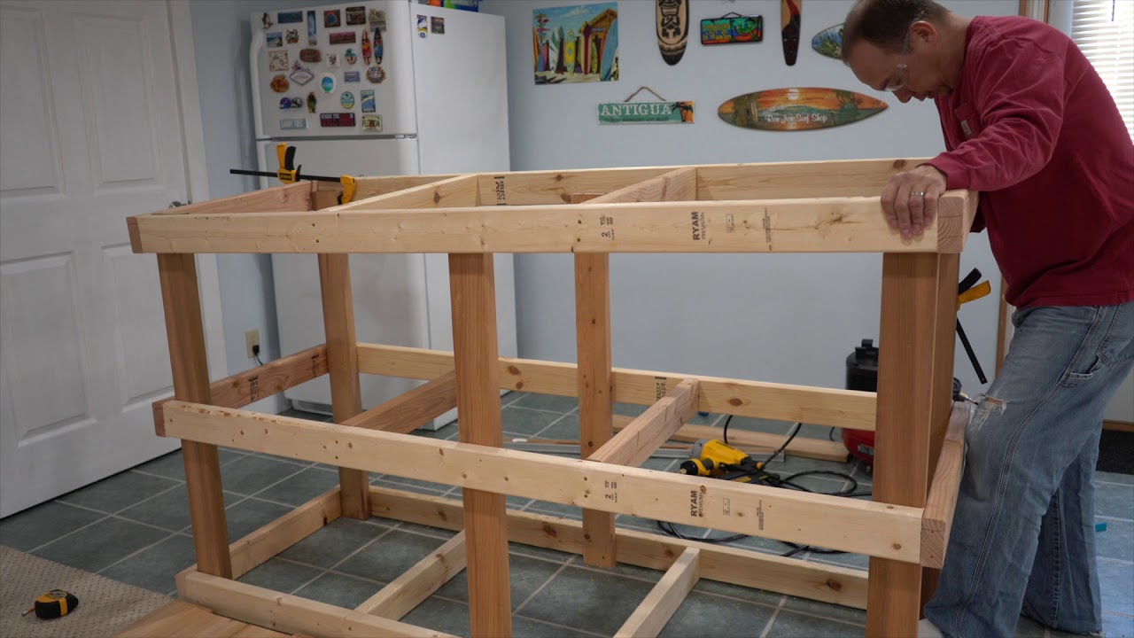How to build an island bar part # 1 - YouTube