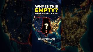 Why America’s Center Is EMPTY at Night 🌌 Map Explained #facts #geography