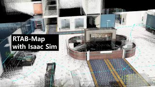 [Isaac Sim + ROS2] RTAB-Map with Isaac Sim