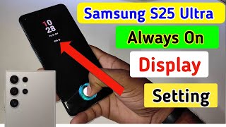 Samsung s25 ultra always on display, always on display setting in Samsung s25 ultra screenshot 4