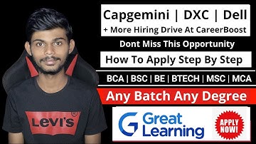 Capgemini HCL Dxc And More Comapnies Hiring | Engineering & BCA BSC Students | Apply Now