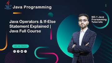 ✅ Java Operators & If-Else Statement Explained | Java Full Course