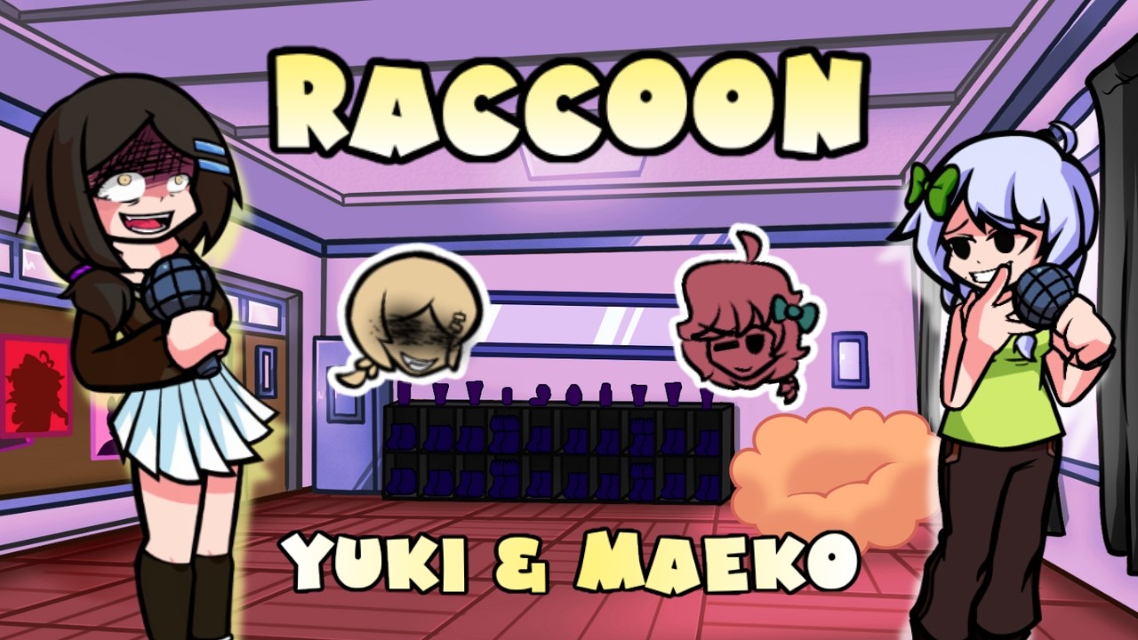 Raccoon - Crazy Yuki & Maeko | DDEX V2 | Monika Exe V2