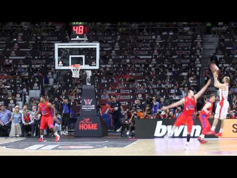 Spanoulis 3point shot in Madrid against CSKA Moscow - Euroleague F4, Εurohoops