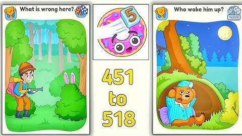 Dop 5: Delete One part level (451-518) Answer Complete 💯 Gameplay Walkthrough 💯