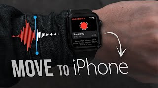 كيفية نقل المذكرات الصوتية لـ Apple Watch إلى iPhone