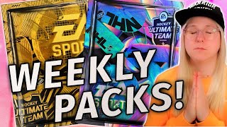 Opening ULTIMATE Packs And Weekly Rewards! NHL 24 HUT