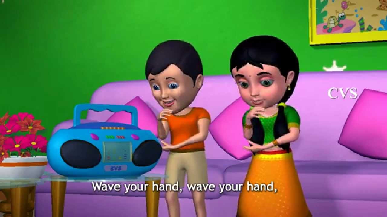 Clap Your Hands   3D Animation English Nursery rhyme for children with Lyrics