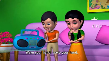 Clap Your Hands - 3D Animation English Nursery rhyme for children with Lyrics
