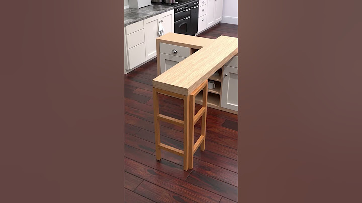 Hidden Folding Dining Table Design Idea