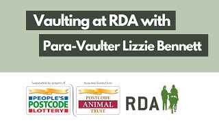 Vaulting at RDA with Para-Vaulter Lizzie Bennett