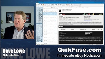 GSA eBuy Monitoring - QuikFuse for Q4