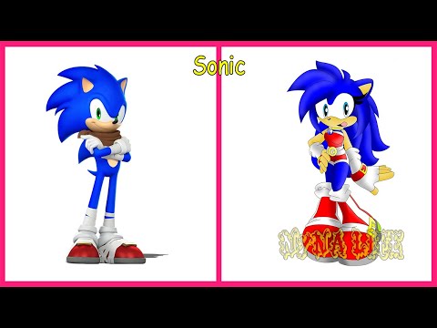 Sonic Boom Characters Gender Swap Version 👉 @NynaLife