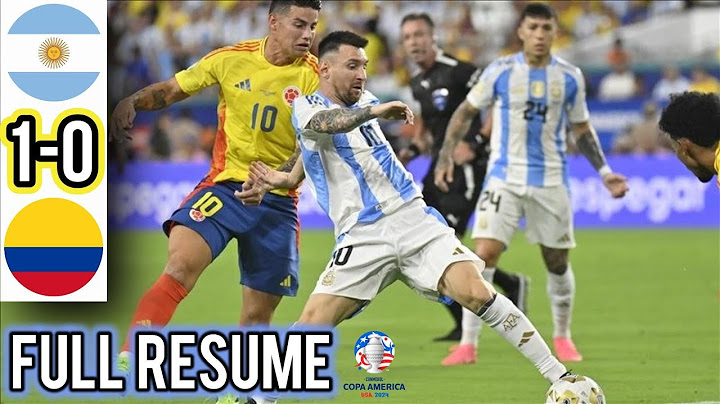 HIGHLIGHTS 🏆Argentina VS Colombia (1-0) Final Copa America 2024
