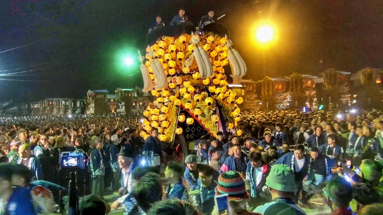 西条祭り2024 伊曽乃神社 御旅所 みこし 奉納 (下喜多川·朔日市·中西·喜多濱) 2024.10.16 愛媛県西条市
