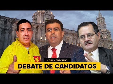 🔴 EN VIVO: Debate de candidatos al Gobierno Regional de Arequipa