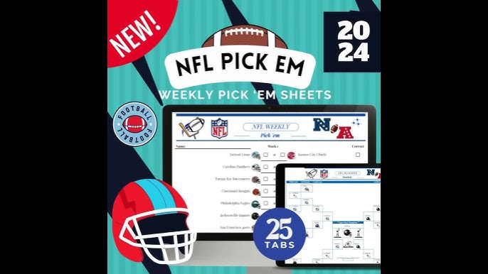 nfl-2024-pick-em-pro-football-pick-em-weekly-office-pool-google-sheets-organizer-tracker-youtube