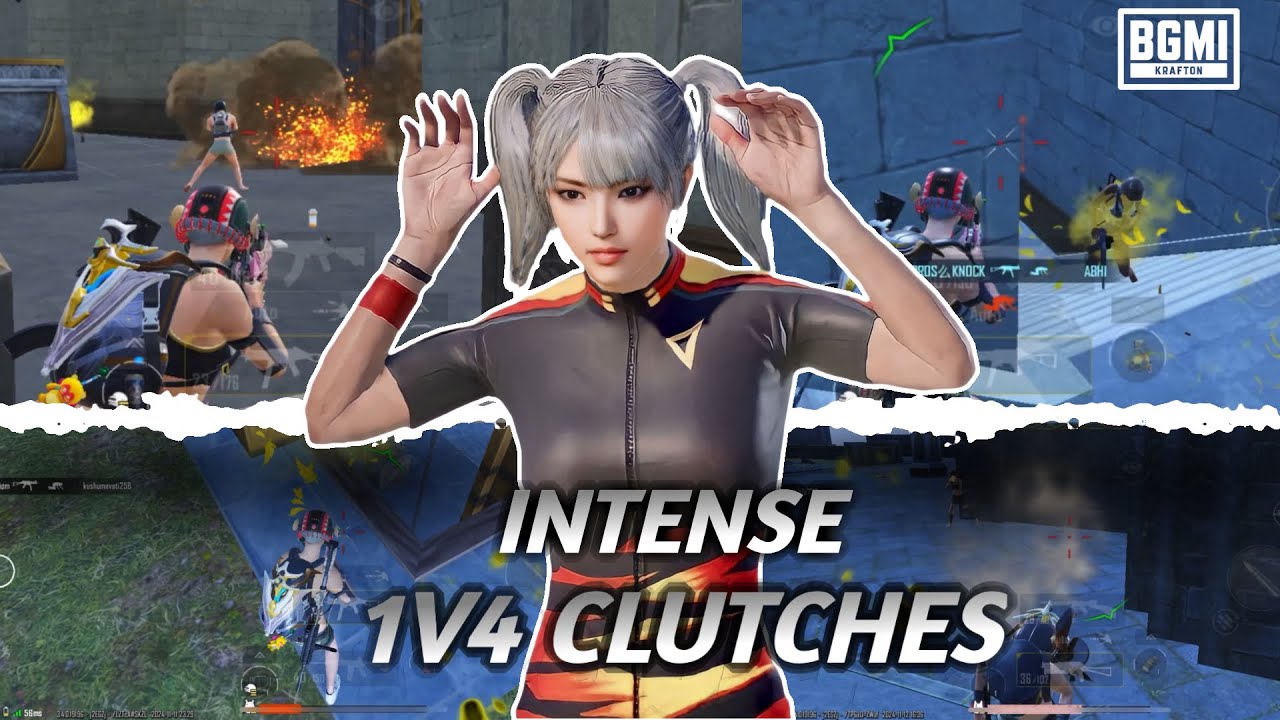 INTENSE 1vs4 CLUTCHES 💥| 4 Finger Player | BGMI | PUBG | - YouTube