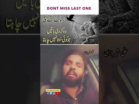 5 Karwy Sach?| Heart Touching Urdu Quotes | Best Urdu Quotes | Ali Sherazi Vlogs | #youtubeshorts